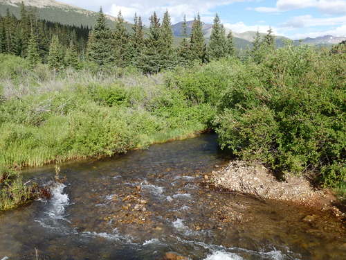 GDMBR: Paralleling Tarryall Creek.